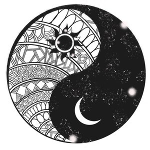 Yin yang coloring