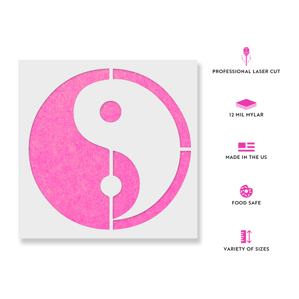 Yin yang stencils