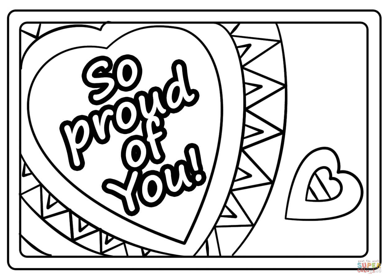 So proud of you