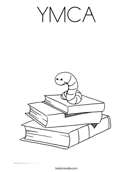 Ymca coloring page