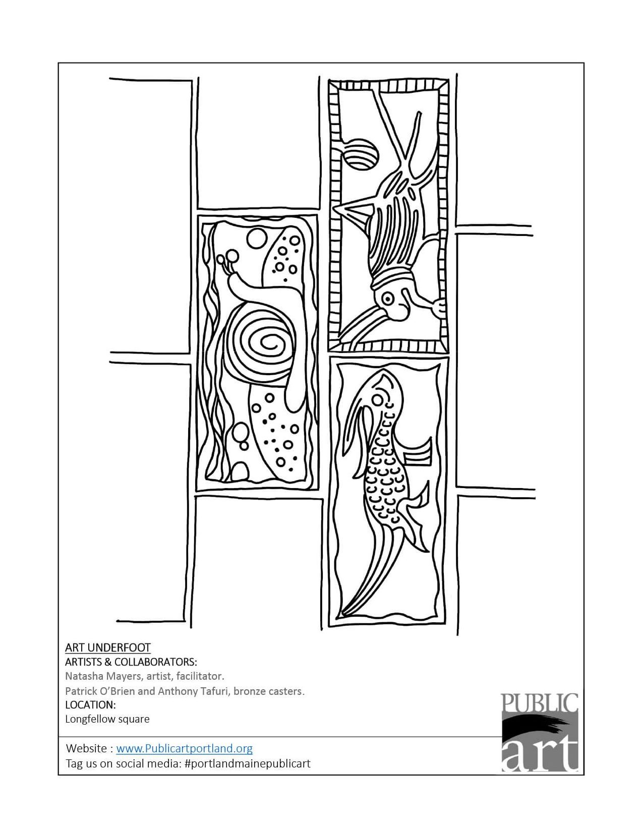Coloring books portland public art committee