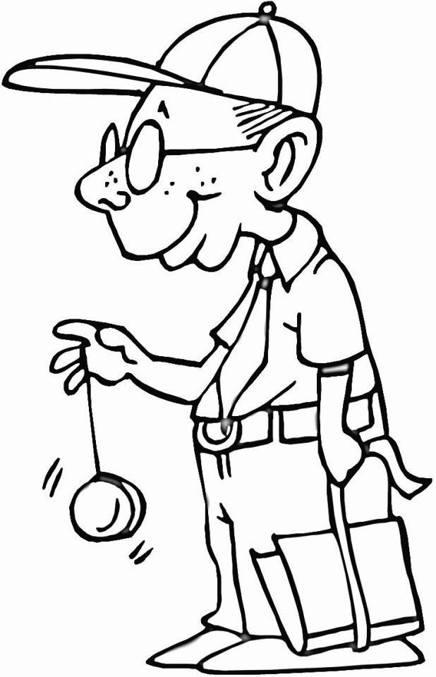Yo yo coloring pages