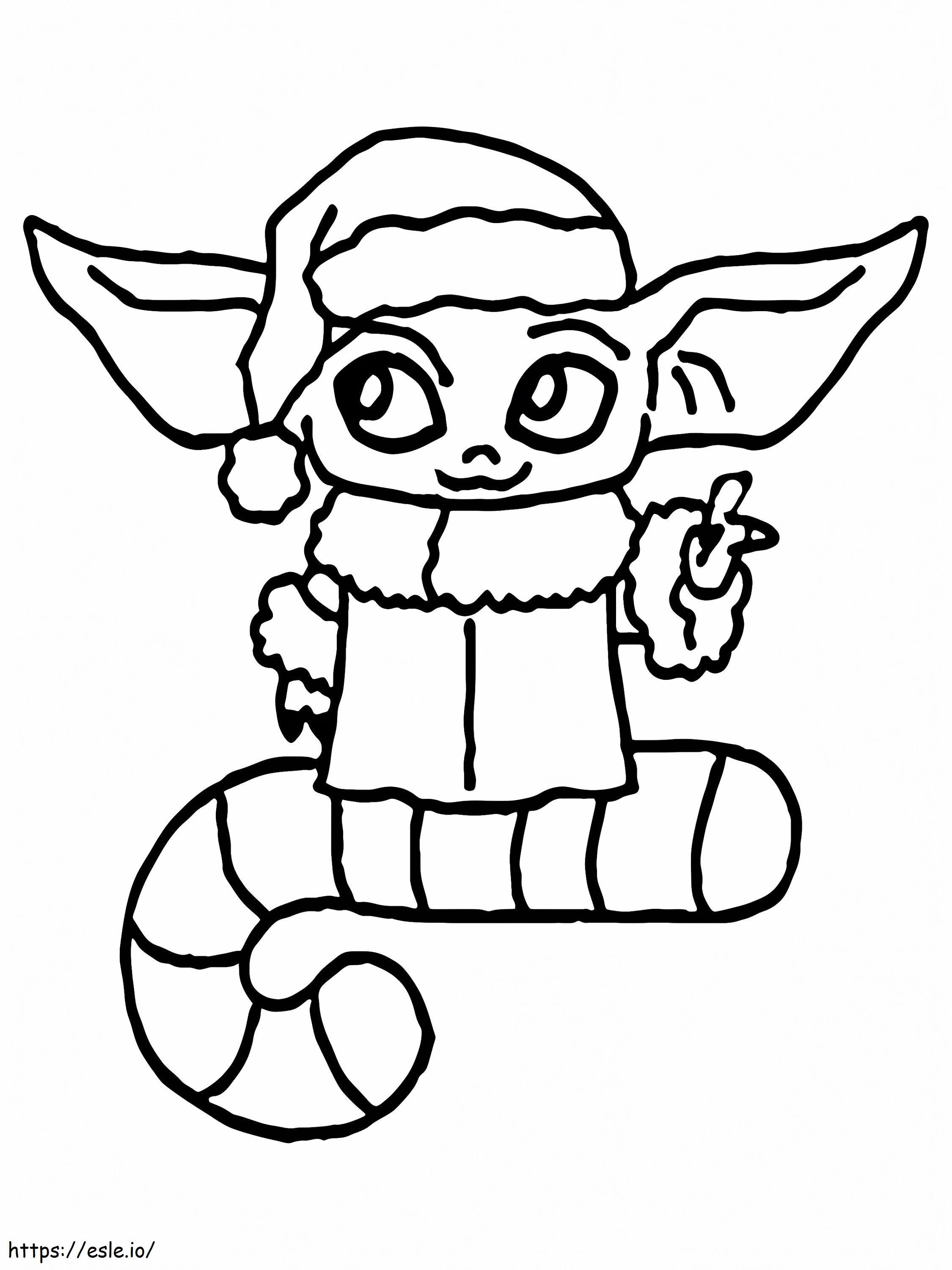 Baby yoda christmas coloring vãrityskuva