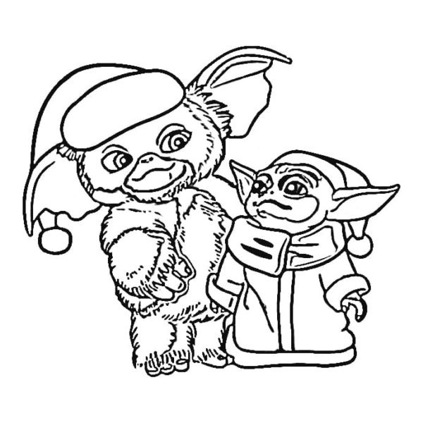 Omalovãnky k vytisknutã baby yoda
