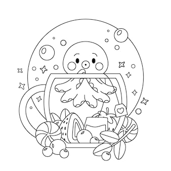Baby yoda christmas coloring page vectors illustrations for free download
