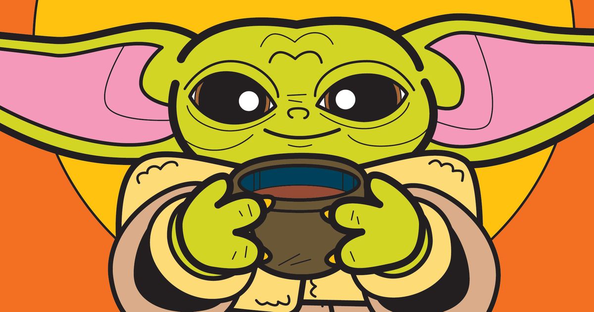 The unofficial baby yoda coloring book