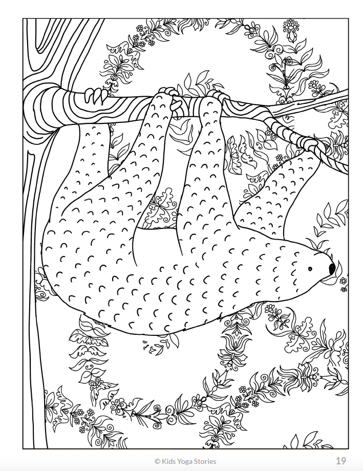 Calming coloring pages for kids
