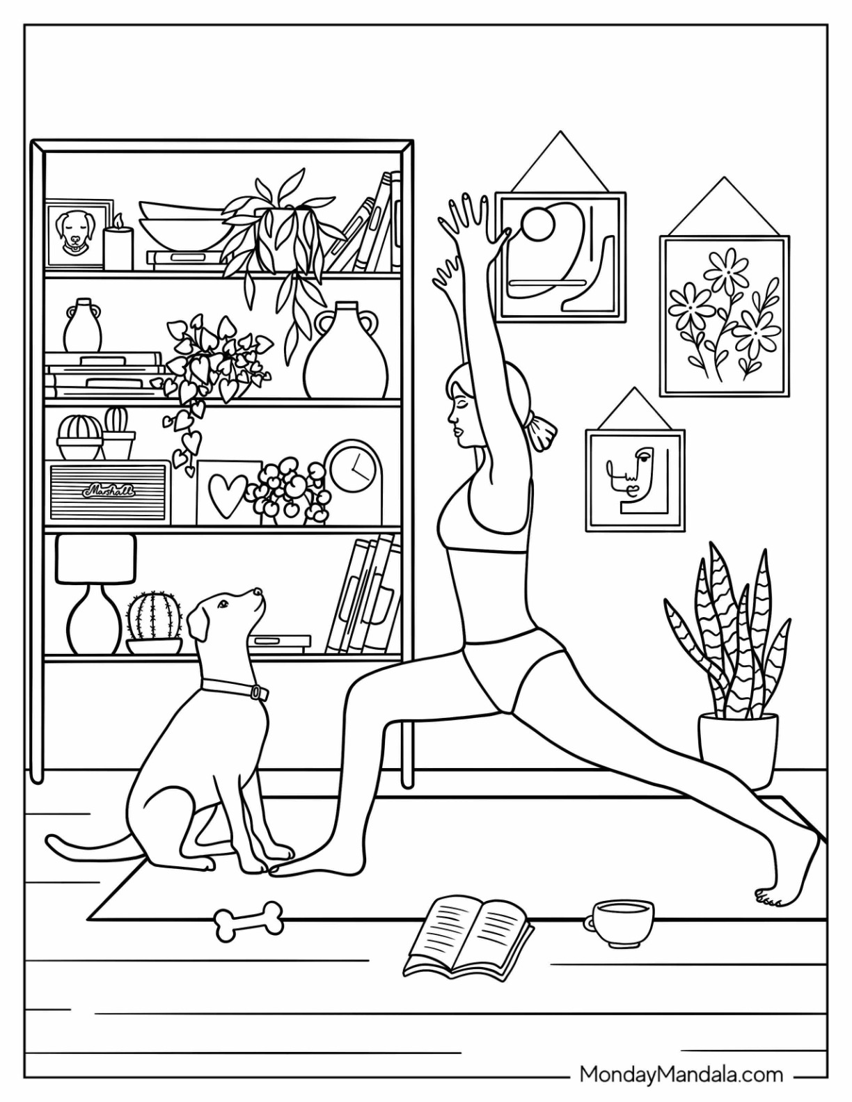 Boho coloring pages free pdf printables