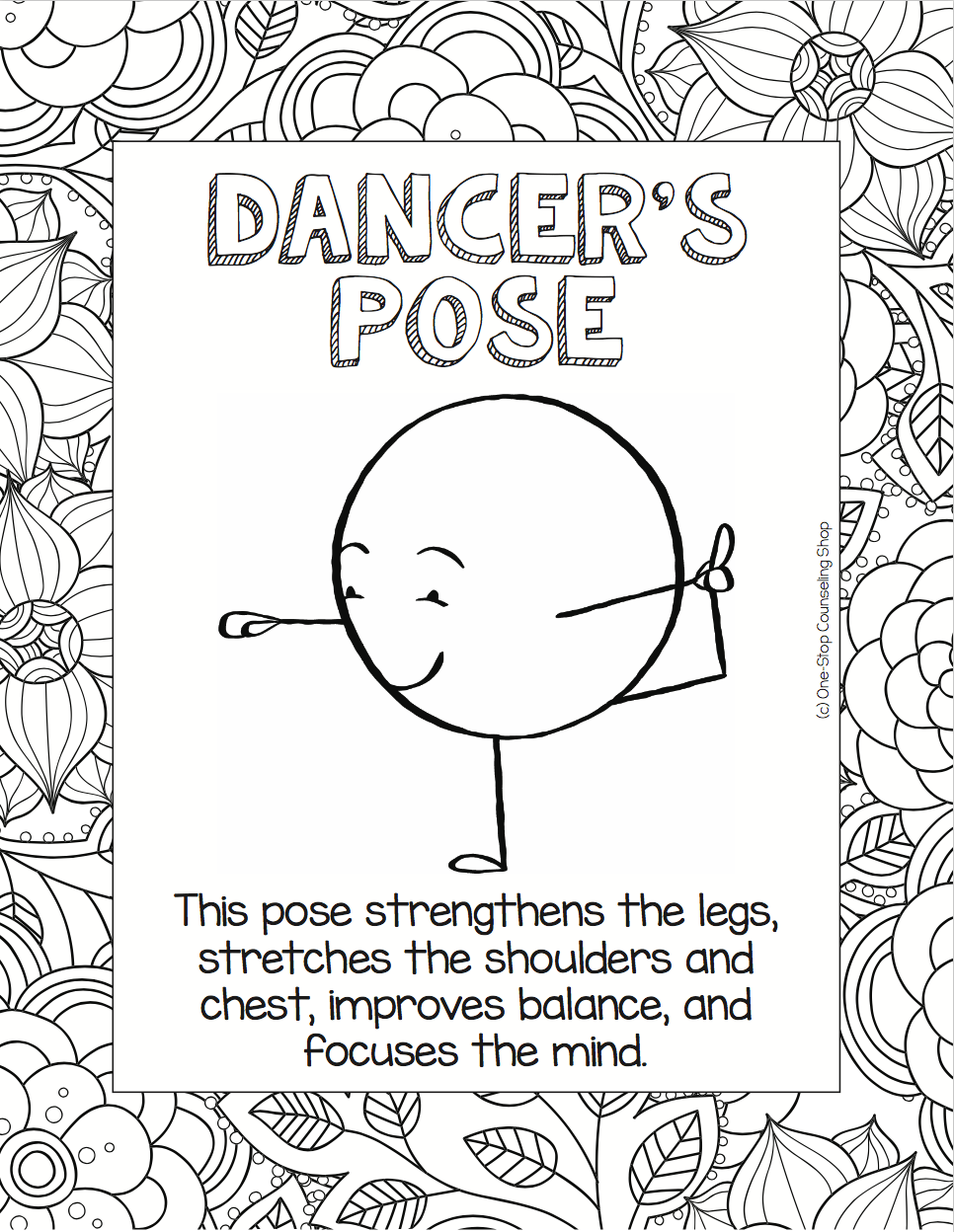 Yoga for kids mindful coloring pages â one