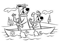 Coloring pages yogi bears jellystone parkâ in mill run