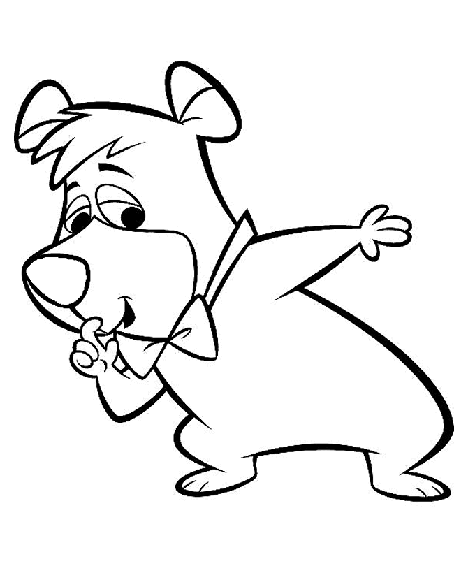 Booboo bear coloring pages
