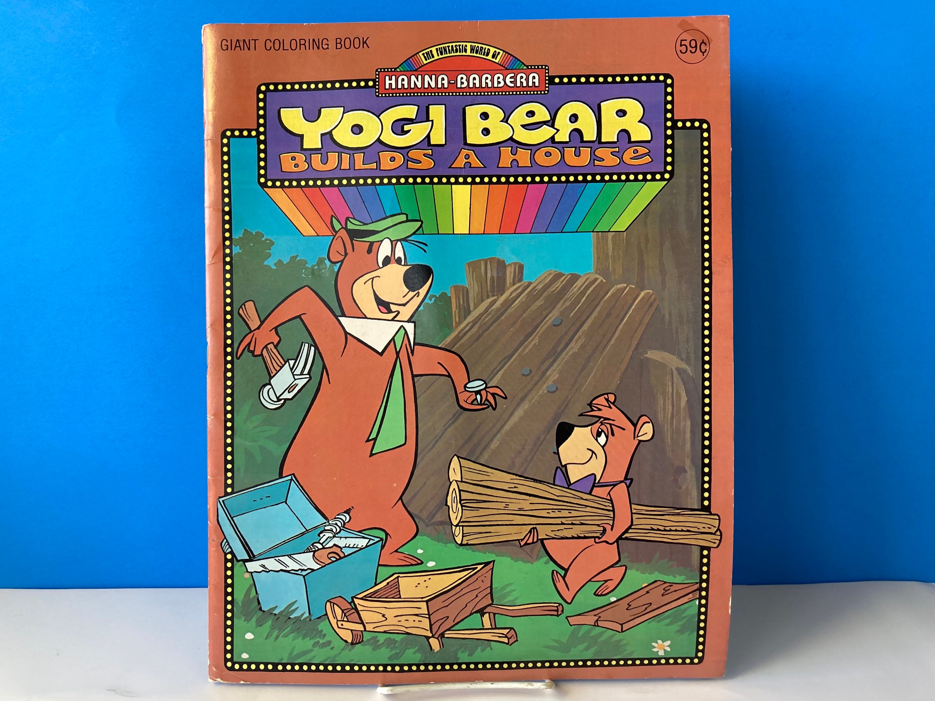 Yogi bear builds a house giant coloring book