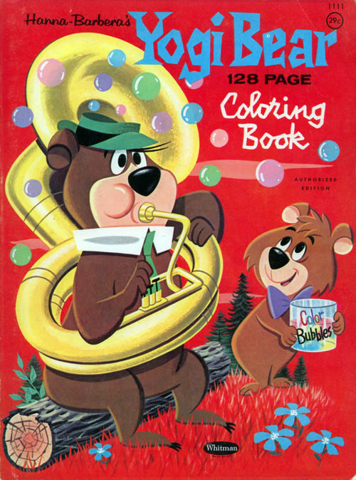 Yogi bear coloring book coloring books at retro reprints
