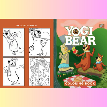 Yogi bear coloring pages for students preschool pre