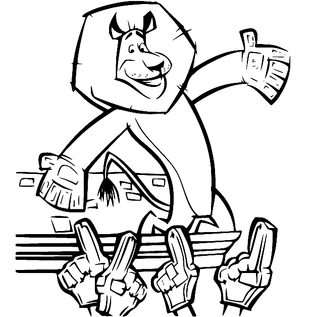 Madagascar coloring pages printable for free download