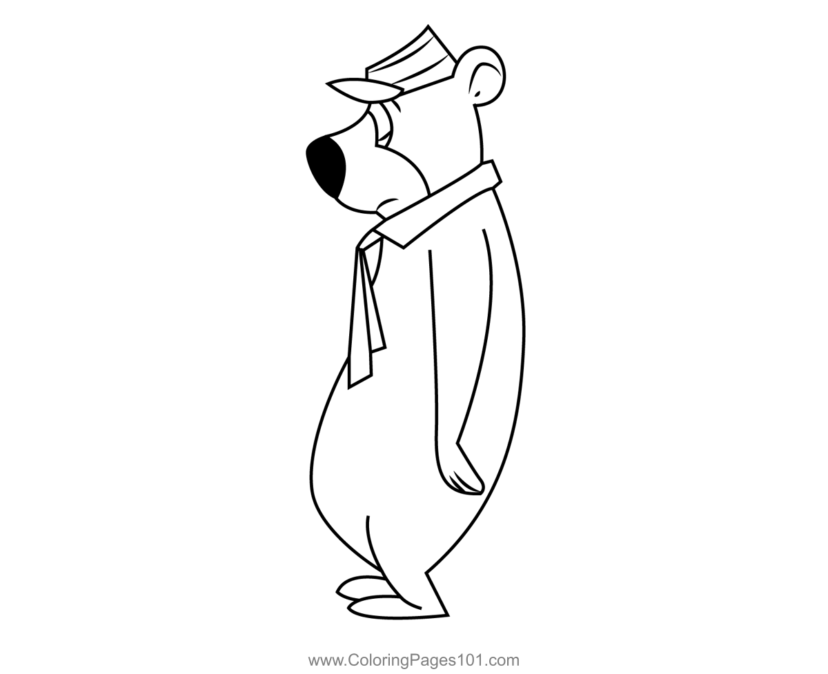 Pin on yogi bear coloring pages