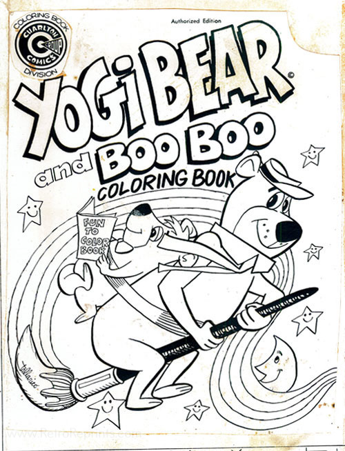 Yogi bear coloring book coloring books at retro reprints