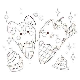 Page yogurt coloring images