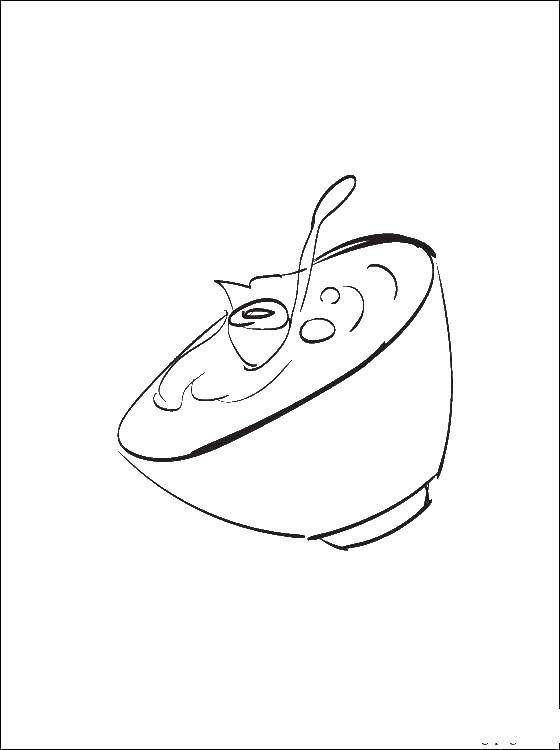Online coloring pages coloring yogurt with fit coloring