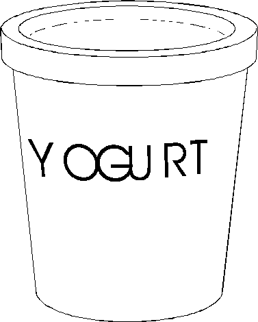 Yogurt coloring pages torte
