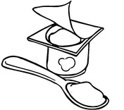 Yogurt coloring page free printable coloring pages
