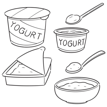 Cartoon yogurt vector png vector psd and clipart with transparent background for free download