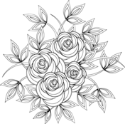 Roses coloring pages free coloring pages