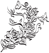 Roses coloring pages free coloring pages