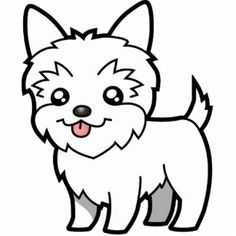 Coloring pages of yorkies