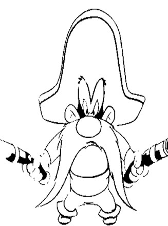 Looney tunes coloring page