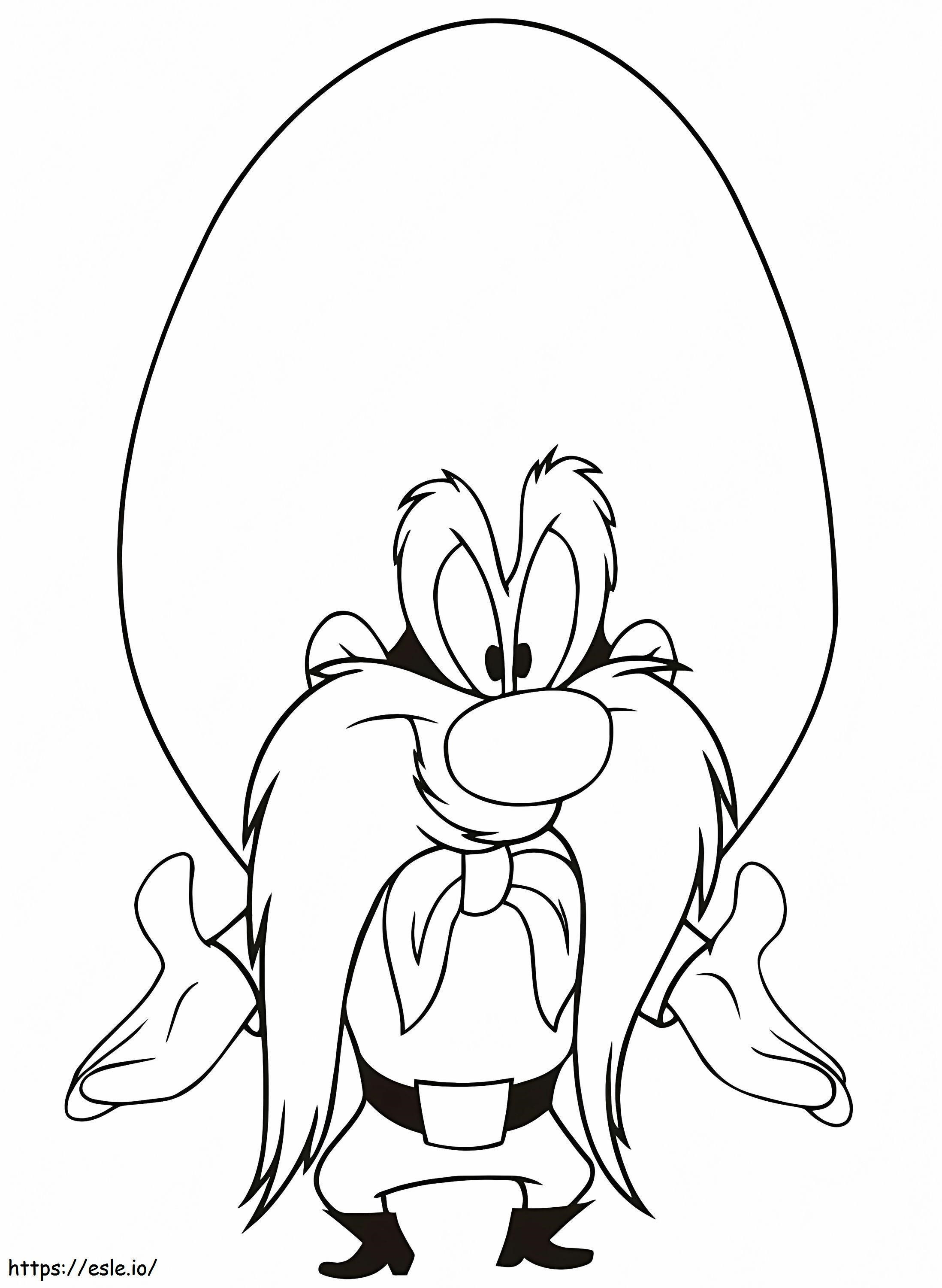 Yosemite sam coloring page