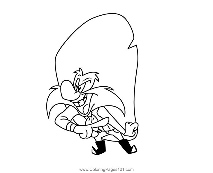 Smiling yosemite sam coloring page yosemite sam coloring pages coloring pages for kids
