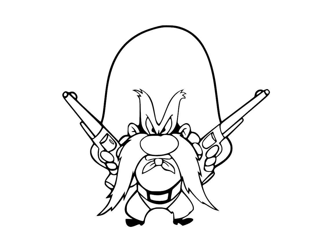 Svg yosemite sam digital download cutting file instant download