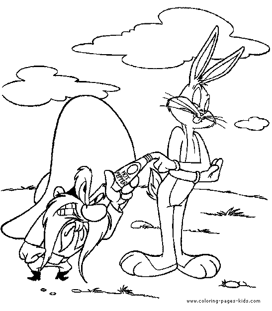 Yosemite sam color page