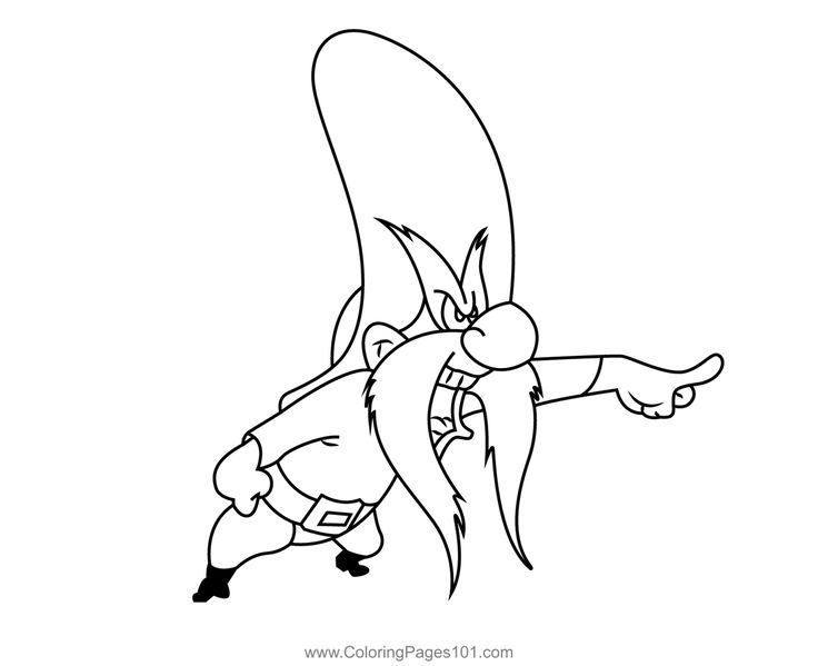 Shoutg yosemite sam colorg page yosemite sam colorg pages yosemite