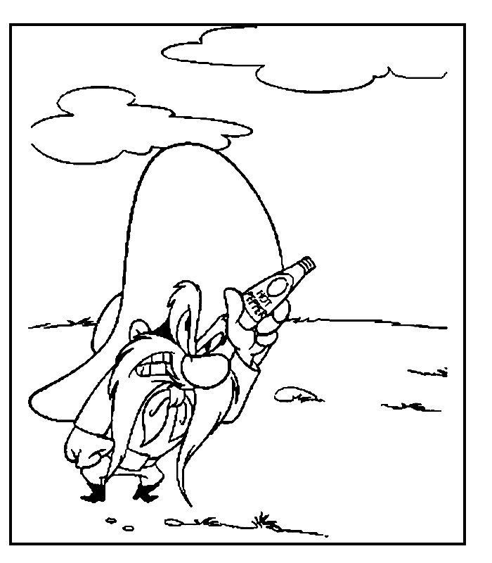 Yosemite sam coloring pages