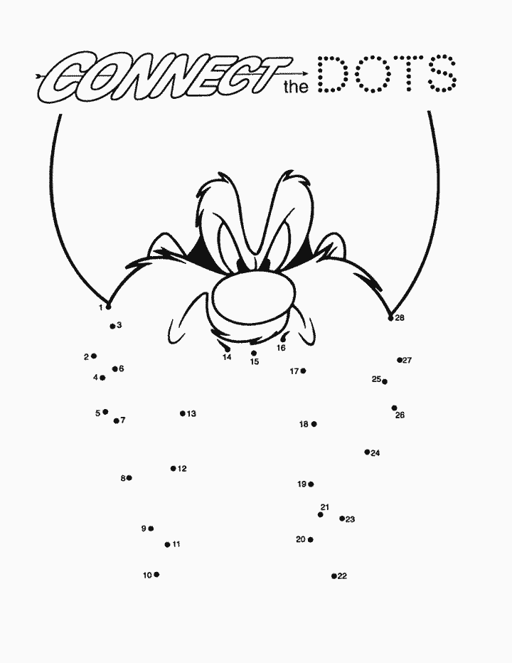 Dot to dot coloring pages free for kids