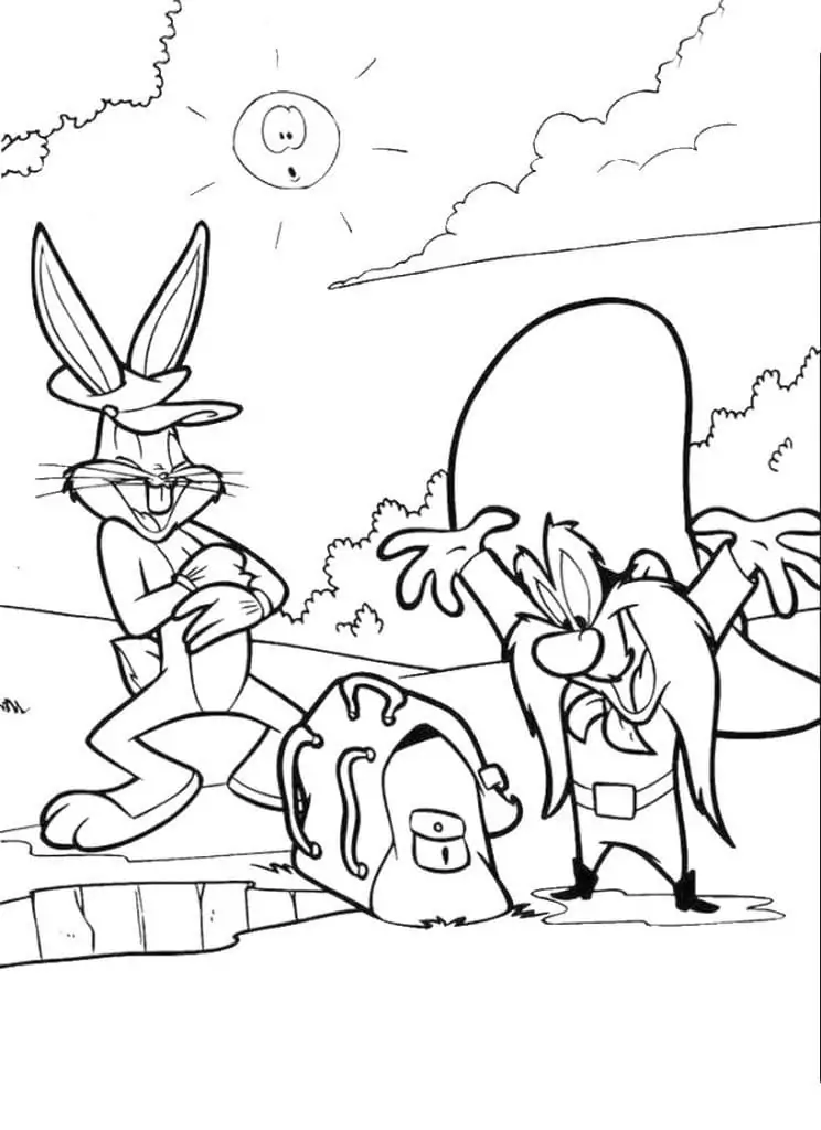 Yosemite sam malvorlagen