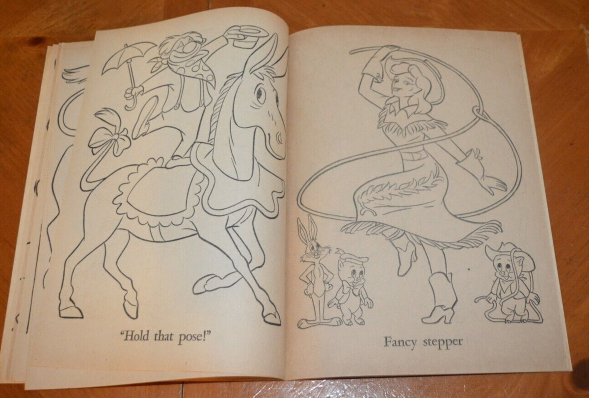 Rare yosemite sam coloring book brand new old vintage looney tunes