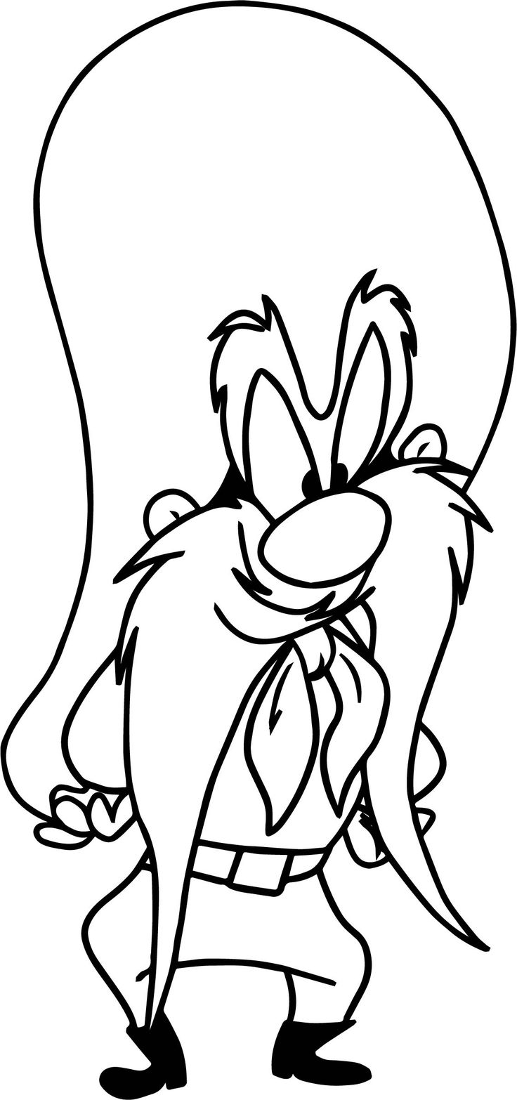 Yosemite sam looney tunes looney tunes coloring page