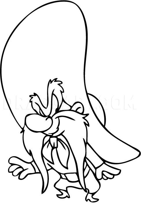 How to draw yosemite sam step by step drawing guide by dawn dragoart cartoon character tattoos cartoon drawings drawings