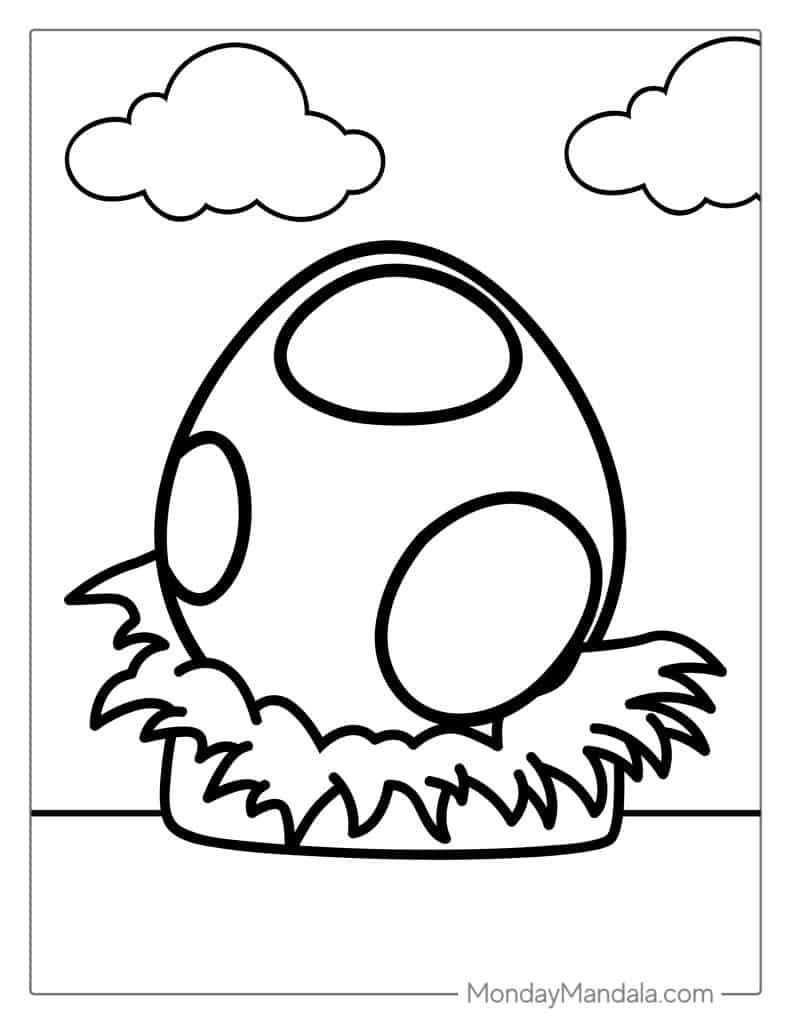 Yoshi coloring pages free pdf printables
