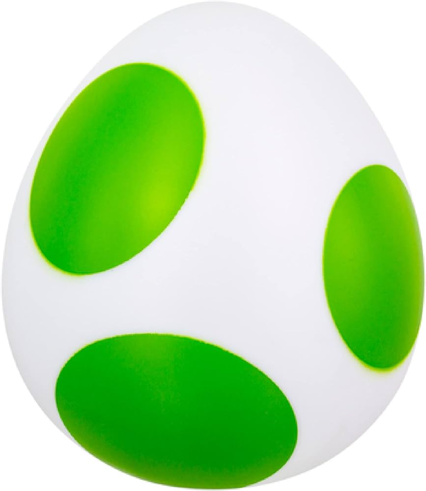 Paladone yoshi egg light in x in super mario gifts and room dãcor officially licensed nintendo merchandise home kitchen