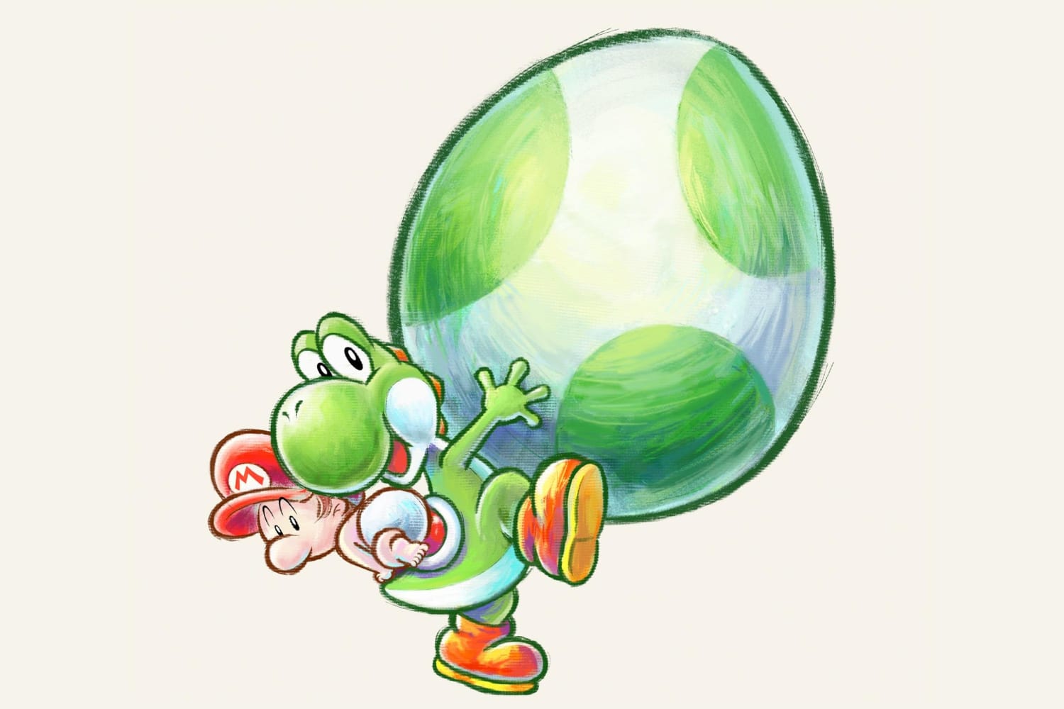 History of yoshi from egg hatch to dino star