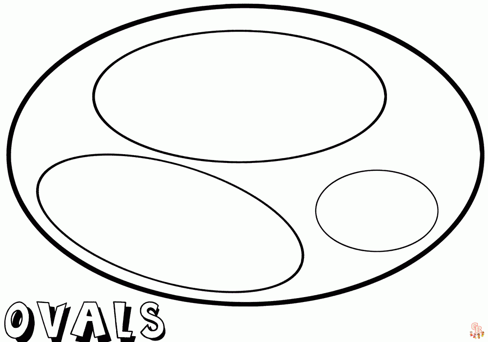 Printable oval coloring pages free for kids adults