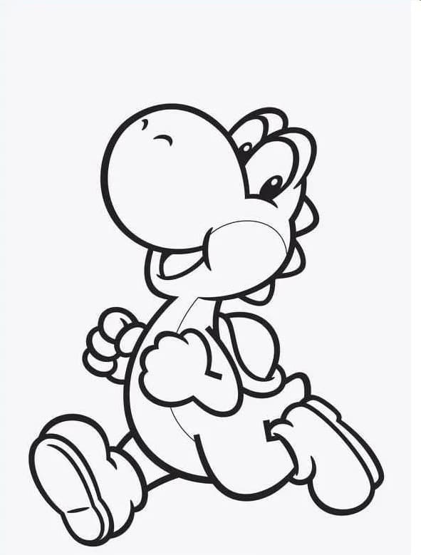 Yoshi coloring pages best images free printable