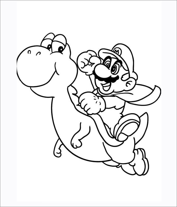 Mario coloring pages