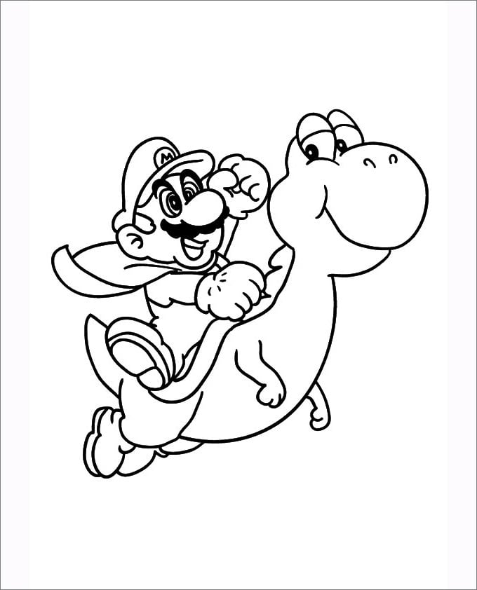 Mario coloring pages