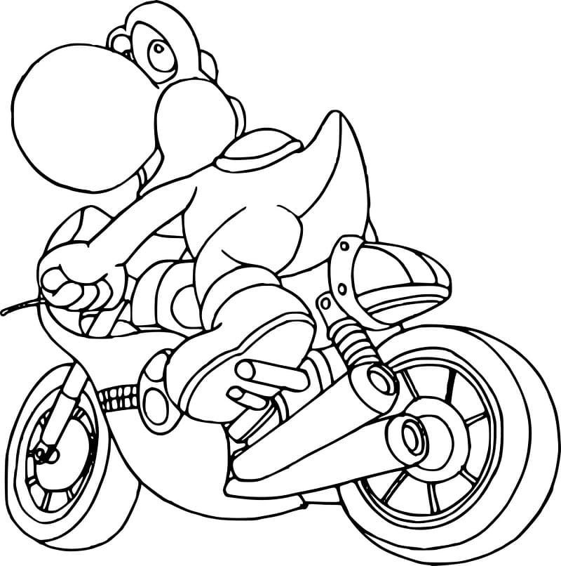 Yoshi coloring pages