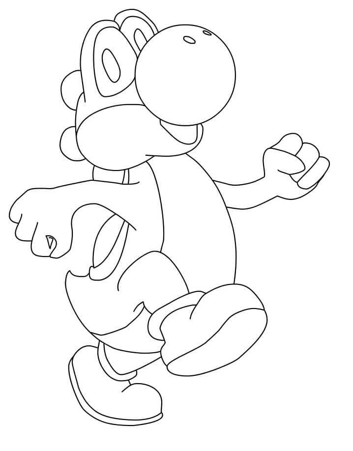 Yoshi coloring pages